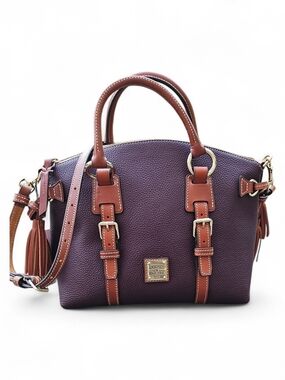Dooney & Bourke  Pebble Leather Brown Bag